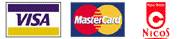 VISA、MASTER、NICOS