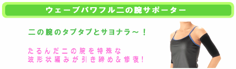 �E�F�[�u�p���t������̘r�T�|�[�^�[